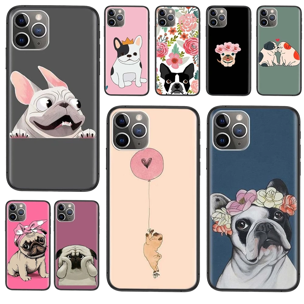 Женский Французский бульдог Собака для Samsung Galaxy A72 A71 A70 A50 A40 A30 A20 A10S A02 A51 A32 A31 4G 5G
