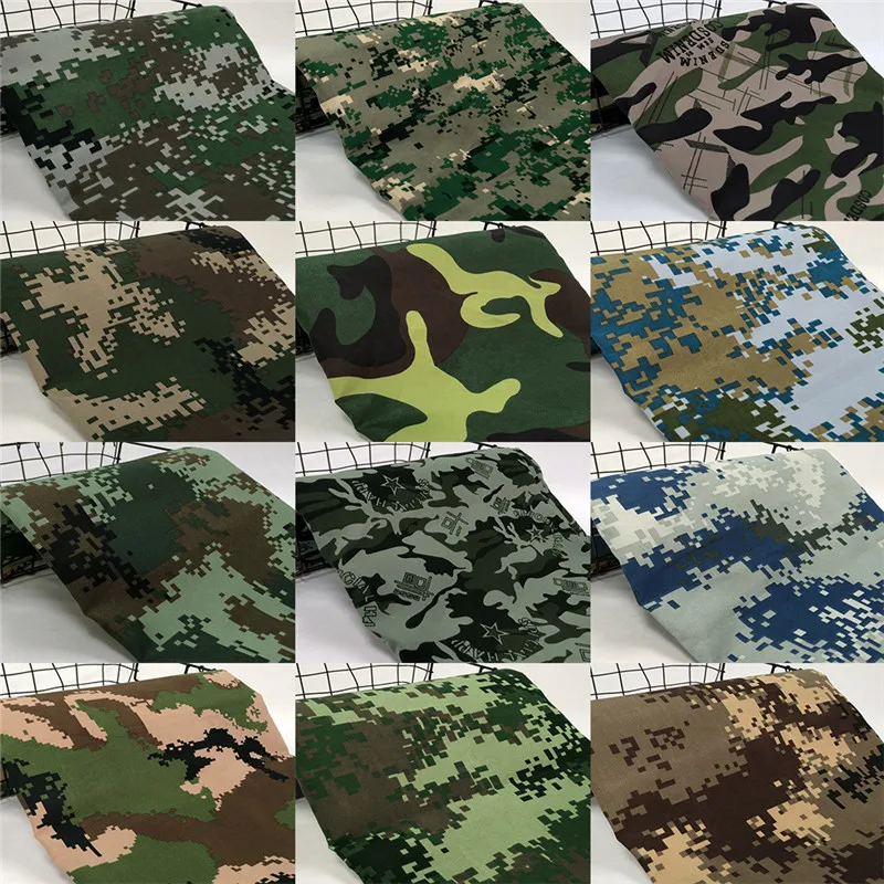 Плотная ткань камуфляжной расцветки с реактивной печатью набор одежды для