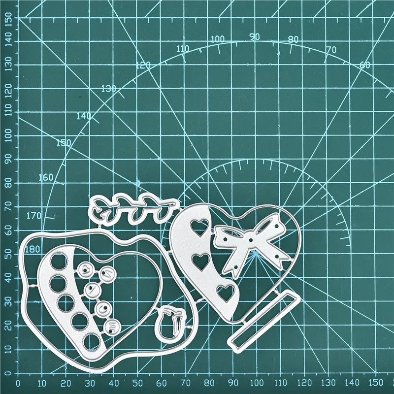YaMinSanNio Heart Dies Love Frame Metal Cutting New 2020 Craft Scrapbooking Card Making Embossing Diecut Decor Stencil | Дом и сад