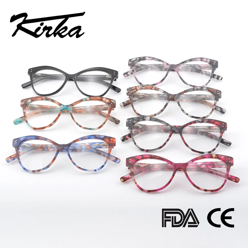 Женские оптические очки Kirka кошачий глаз для чтения аксессуары женщин