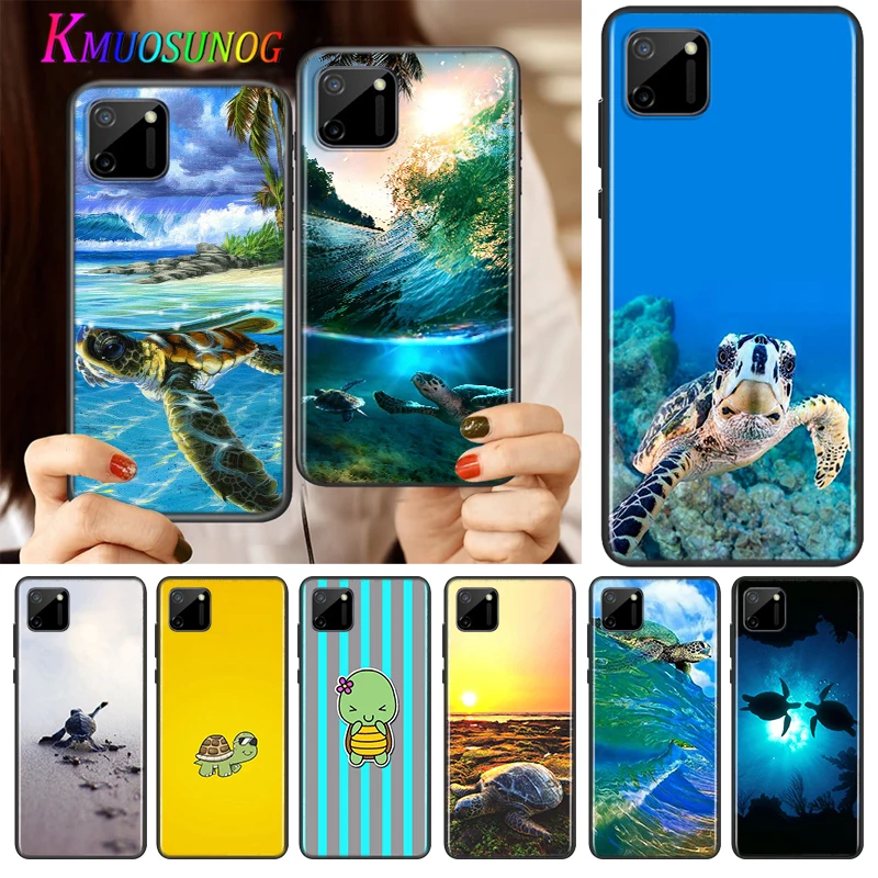 

Sea Turtle Cute Coque Silicone Cover For Realme V15 X50 X7 X3 Superzoom Q2 C11 C3 7i 6i 6s 6 Global Pro 5G Phone Case