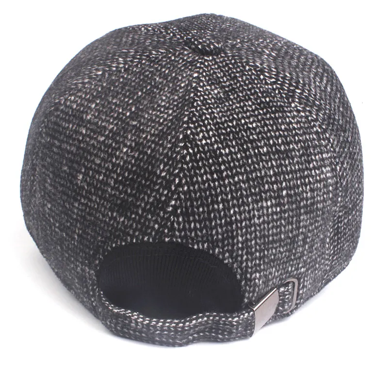 Зимняя Мужская бейсболка Xthree хлопковая кепка с ушками Снежная Кепка для мужчин