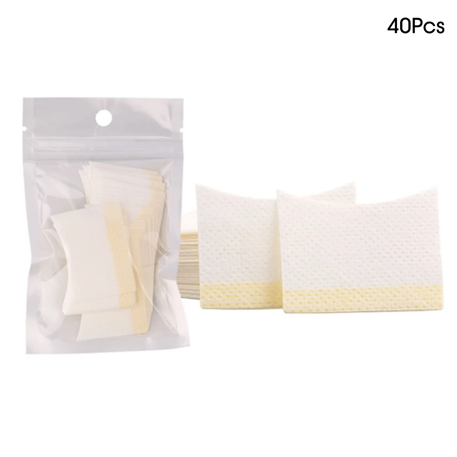 

Eyelash Extension Glue Remover Segregate Cotton Pads Under Eyes Skin Close Breathable Mild Soft Non-Irritation