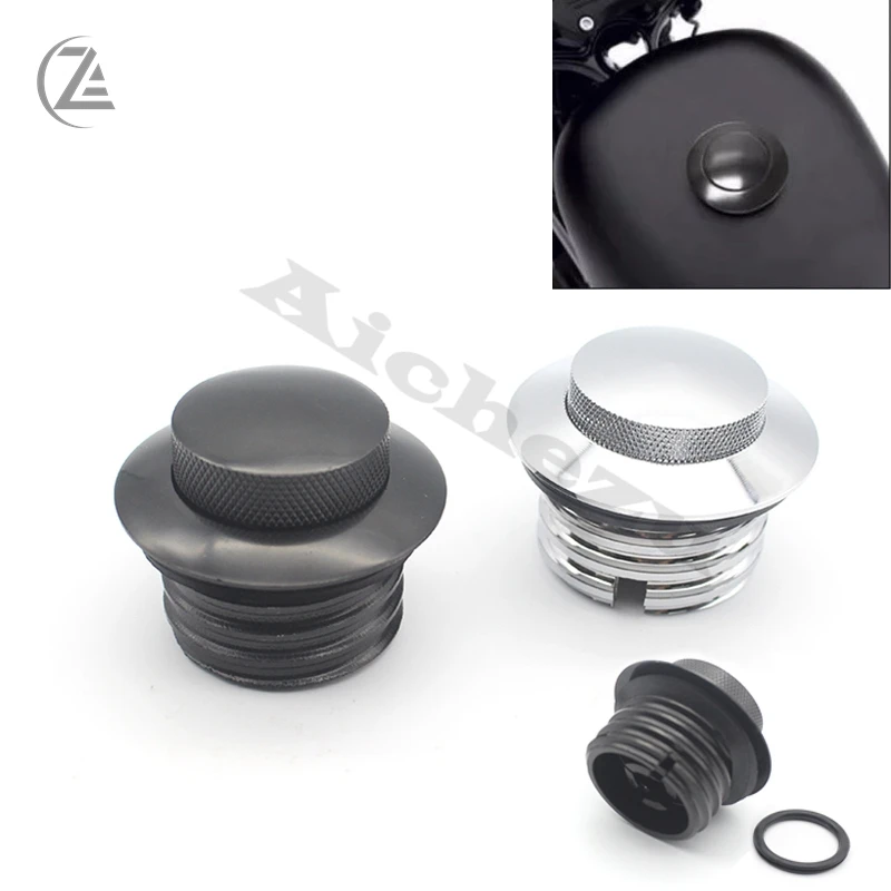 

ACZ Motor Clockwise Direction Screw-In CNC POP-UP Gas Tank Cover Fuel Cap With O-Rings For Harley Davidson Sportster 1982-2001