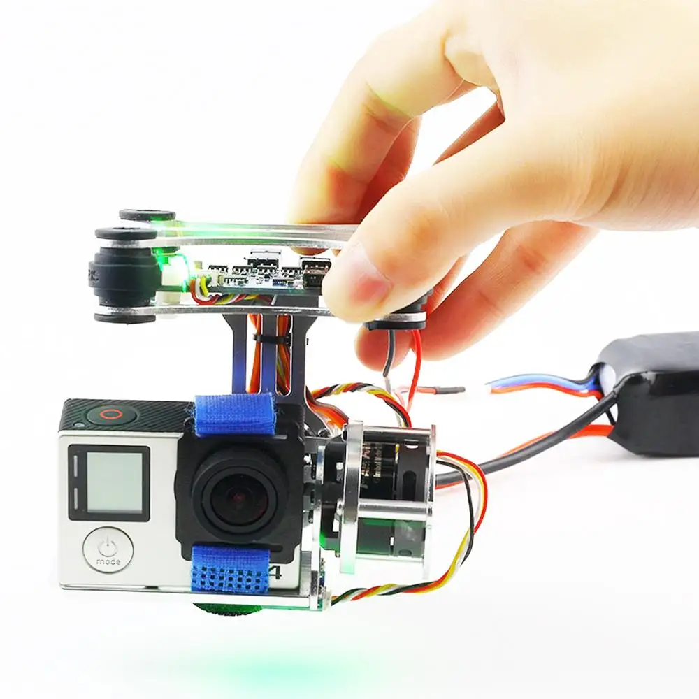 1 шт. супер светильник бесщеточный шарнирный каркас камеры + 2 двигателя