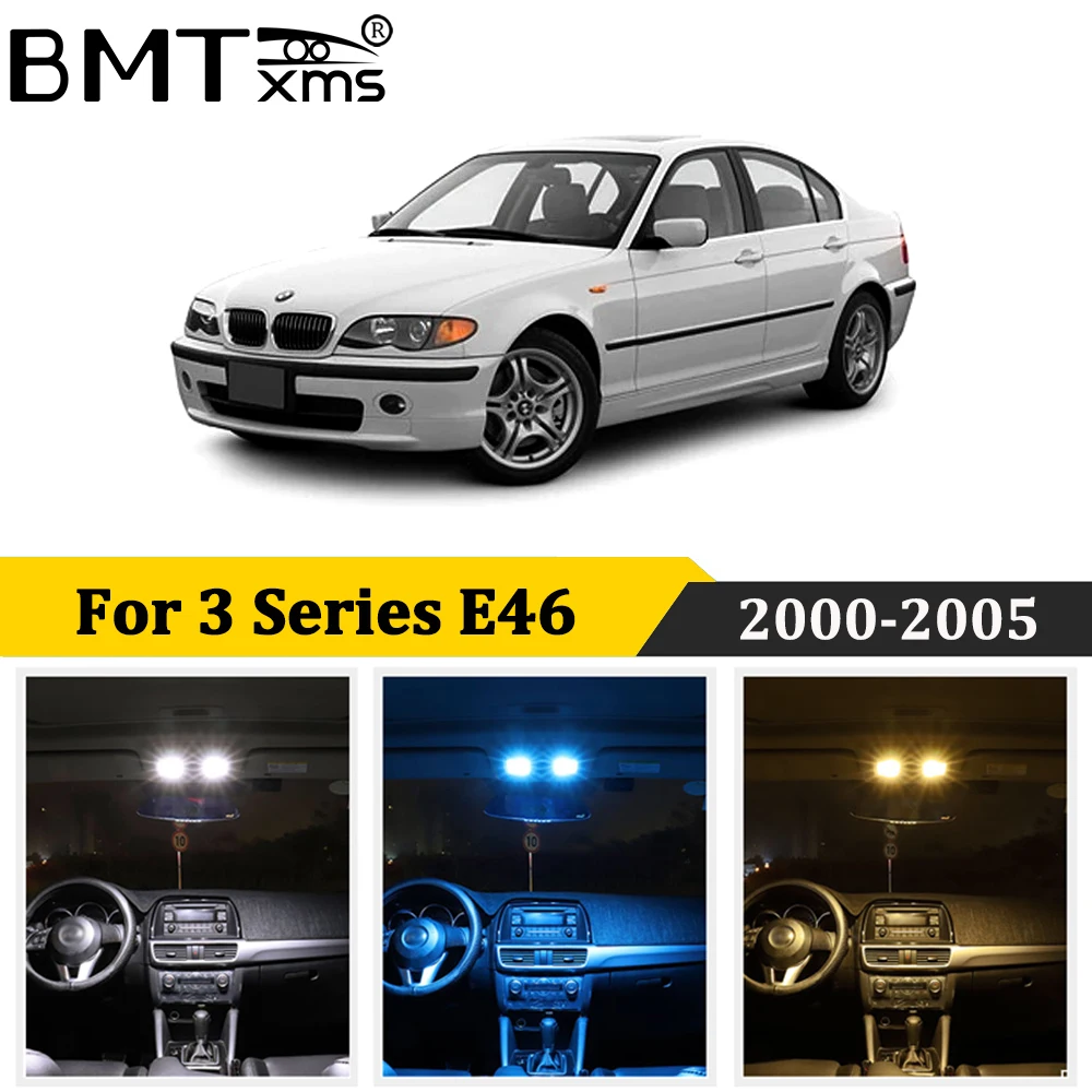 BMTxms 14 шт. Canbus для BMW 3 серии E46 M3 323is 325i 325xi 328i 330i 330xi 325ci Светодиодная лампа освещения