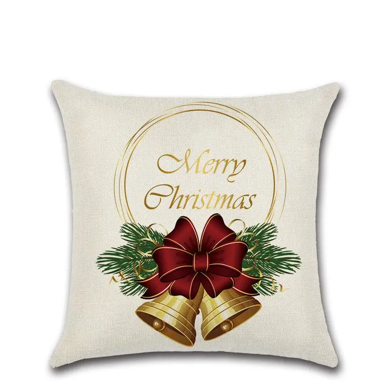 Christmas Decorative Cushion Cover Decoration Pillow Pillowcase For Sofa Home New Year cushion cover | Дом и сад