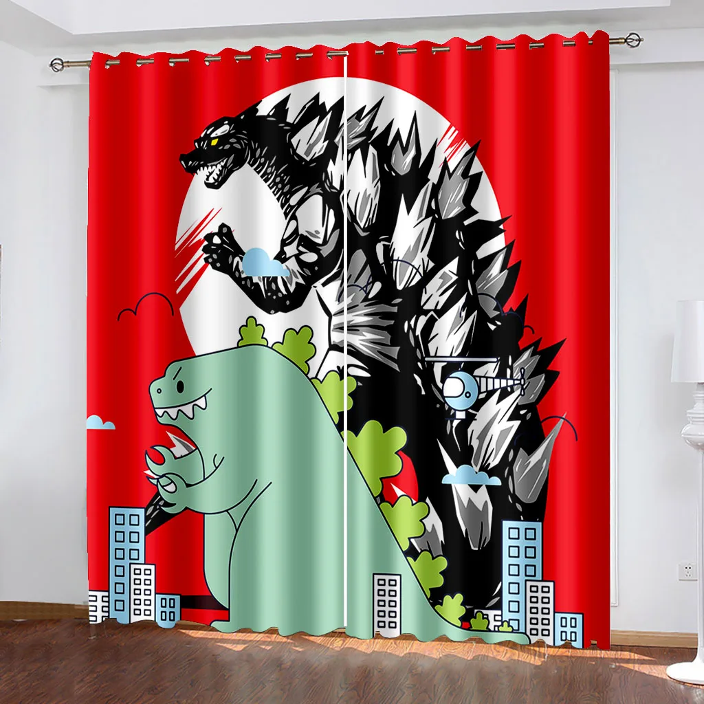 

Kids Teens Bedroom Blackout Curtains Dinosaur Darkening Window Curtains for Living Rooms Drapes Decor Cortinas Para La Sala カーテン