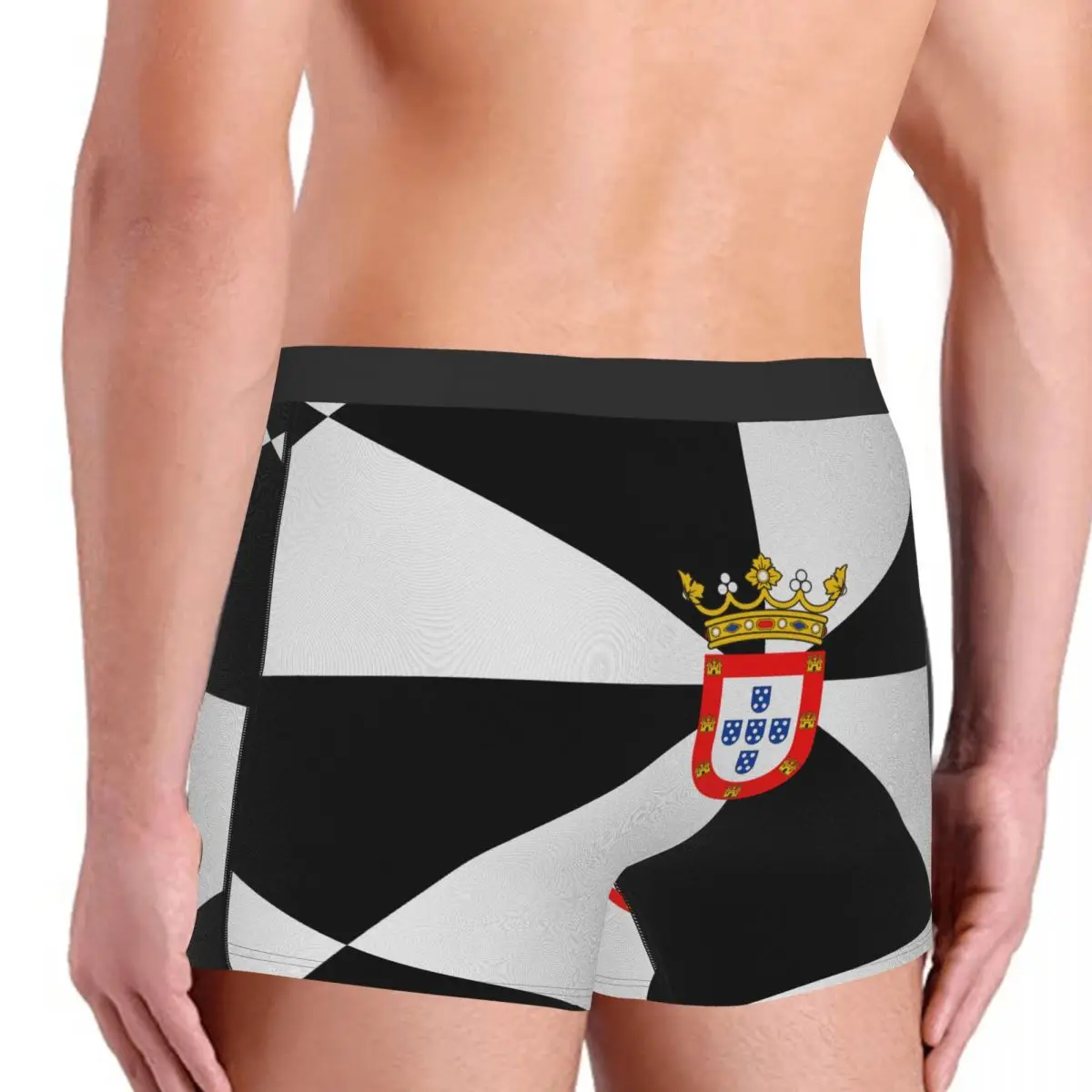Flag Ceuta Men's Boxer Briefs Flags of the autonomous communities of Spain Casual elastic pants for men