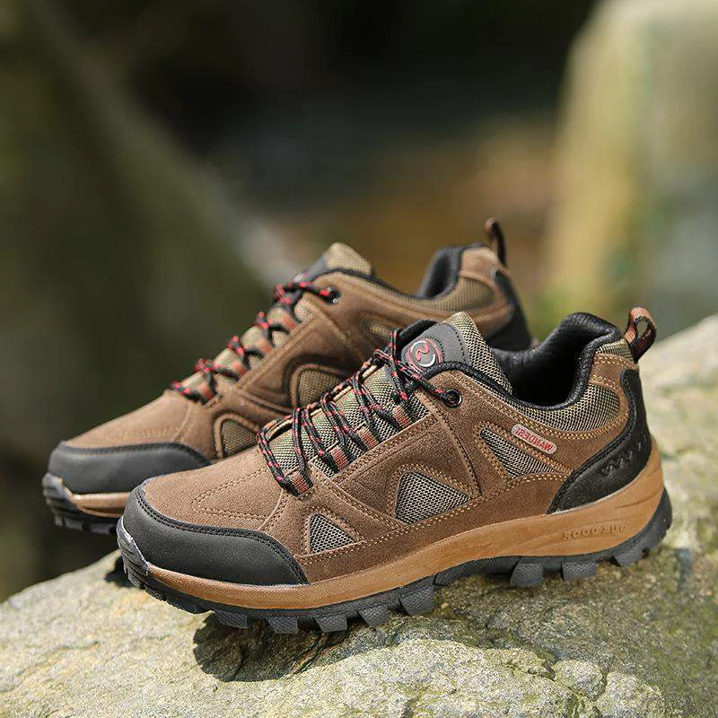 

2019 Outdoor Hiking Shoes Winter Anti-slip Trekking Hunting Work Shoes Safty Shoes Sneakers Men Rock Climbing Shoes trail Shoes