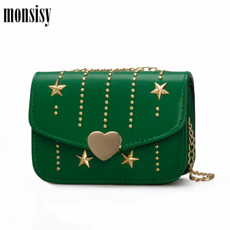 Monsisy Кошелек для монет кошелек из искусственной кожи Сумка через плечо девочек
