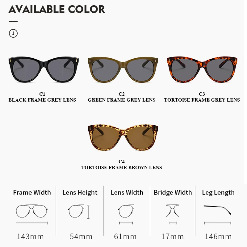 

LongKeeper Vintage Rivets Women Sunglasses Lady Cat Eye Luxury UV400 Oculos De Sol Feminino Classic Outdoor Travel Glasses