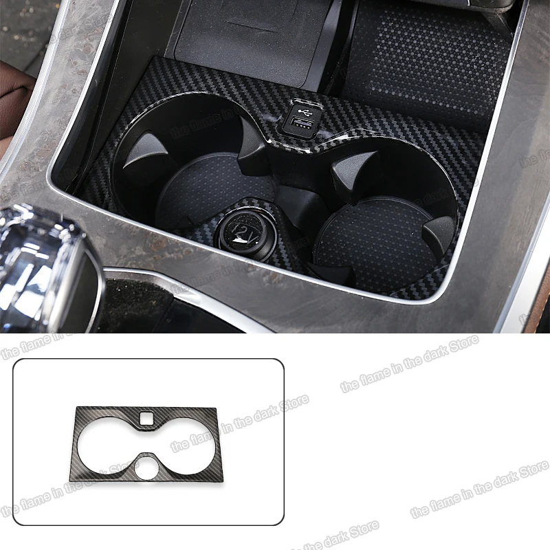 Автомобильный держатель для стакана из углеродного волокна lsrtw2017 рамка bmw x5 x6 g05 g06