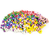 100pcslots 10mm cube wood cubes colorful dice chess pieces right angle for token puzzle board games early education