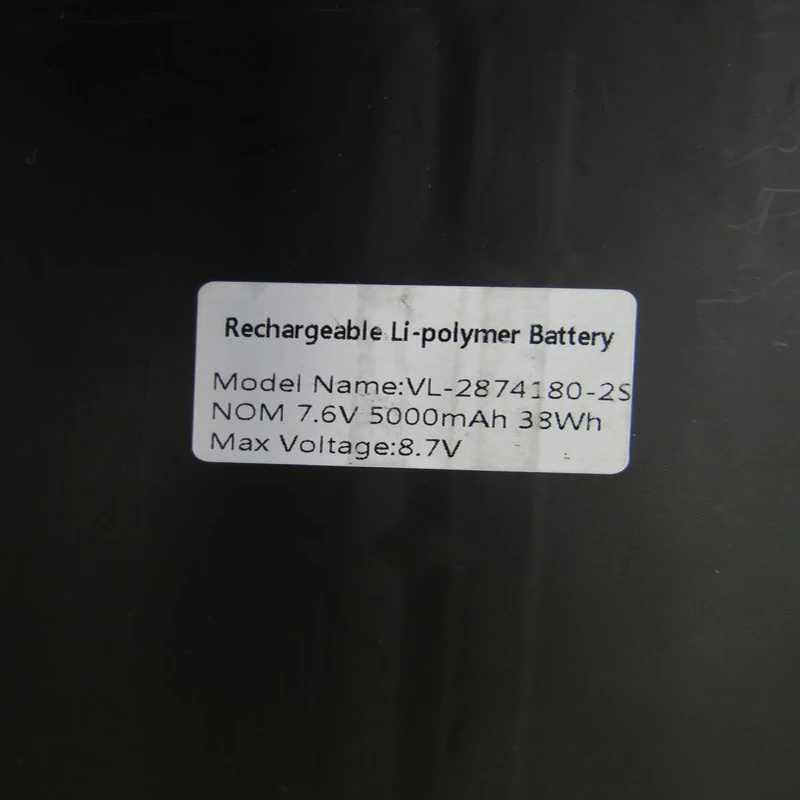 Аккумулятор для ноутбука Irbis NB133 NB131 VL-2874180-2S 7,6 V 5000mAh 38WH новое и оригинальное