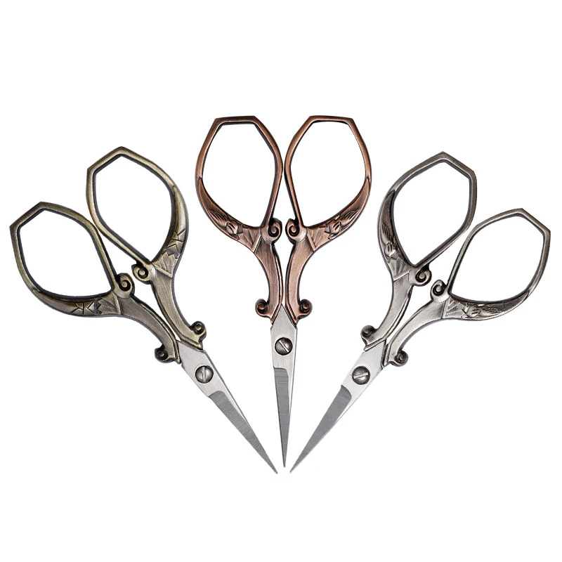Ножницы для рукоделия MIUSIE винтажные Угловые ножницы вышивания ногтей макияжа