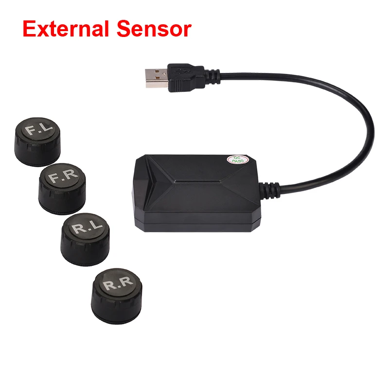 Система контроля давления в шинах автомобиля для Android USB TPMS с внешним