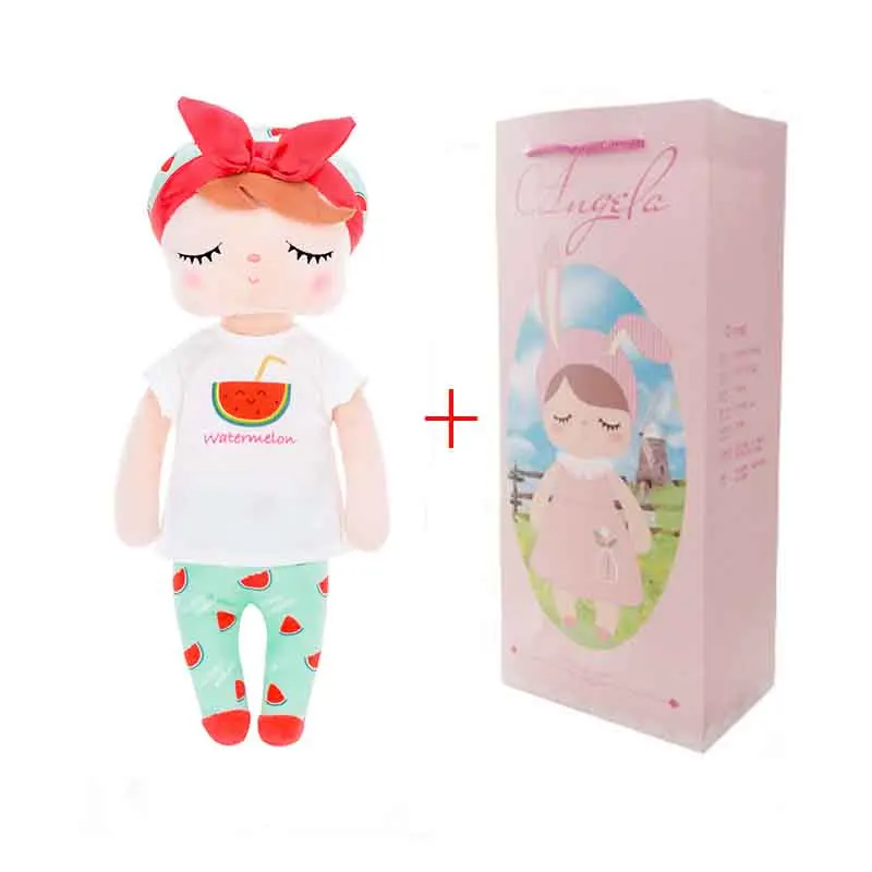 Metoo в штучной упаковке Фруктовые Куклы кукла Анджела мягкие ToysAnimals детская одежда