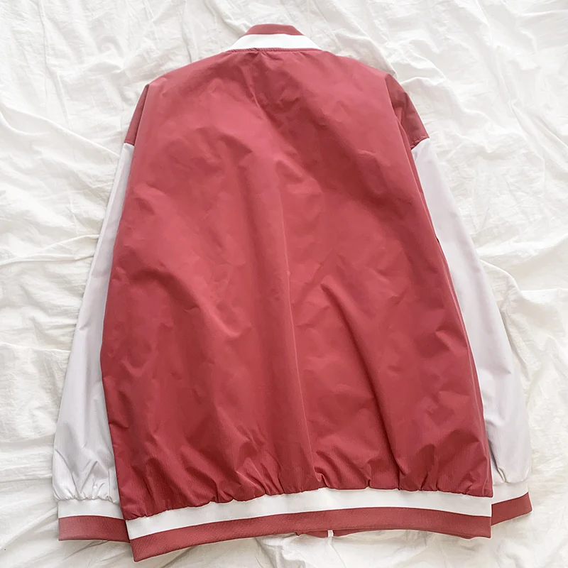 Бейсбольная куртка в стиле ретро осенняя свободная бейсбольная с коровьим