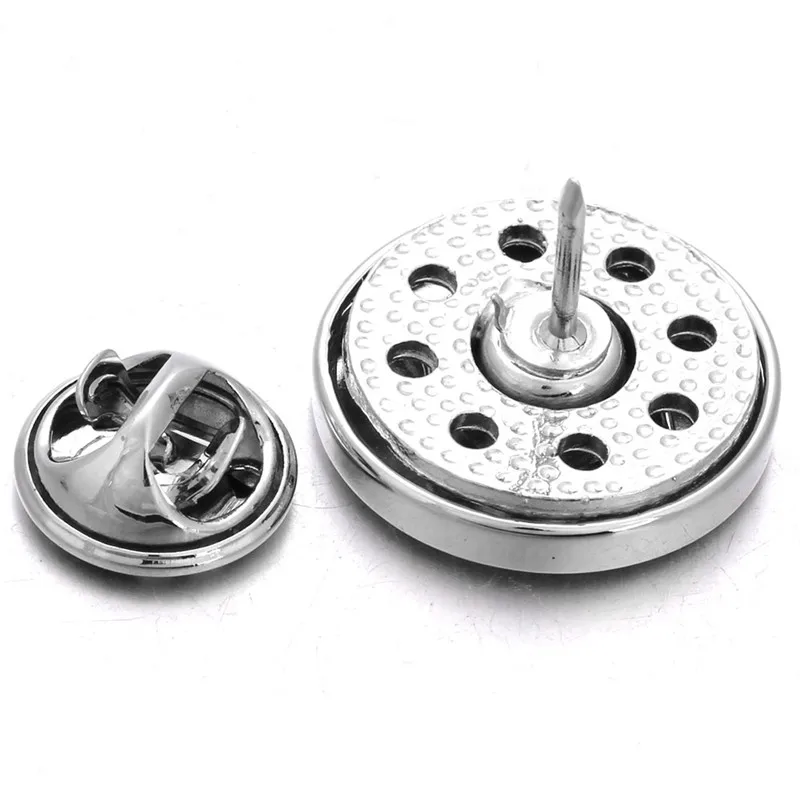 Новая оснастка ювелирные изделия 18 мм металлическая Кнопка Брошь для женщин