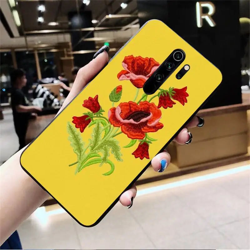 

Sun flower rose Phone Case Cover for Redmi Note 9 8 8T 8A 7 6 6A Go Pro Max Redmi 9 K20