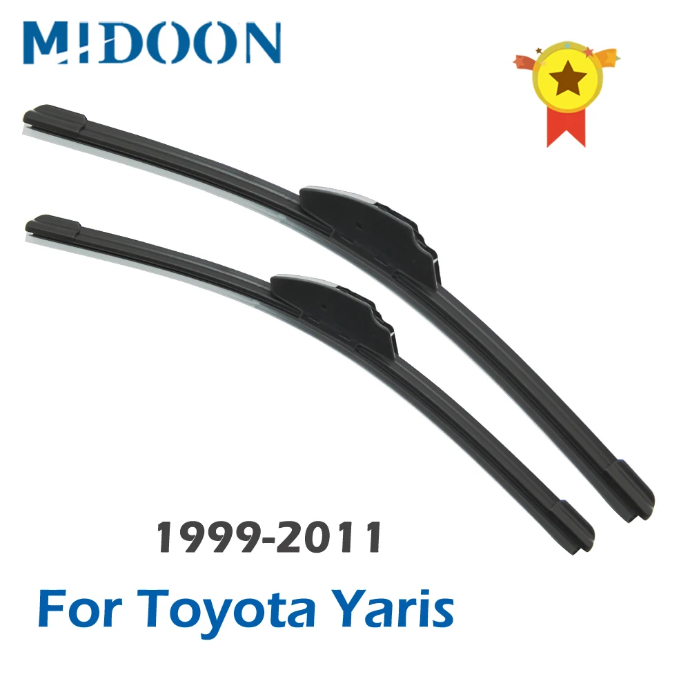 MIDOON стеклоочистителей для Toyota Yaris французский Встроенный крюк руки Модель года с