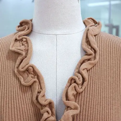 

Women Sweater 2021 New Spring Long Sleeve Sweater Solid Color V-neck Short Slim Top Cardigan