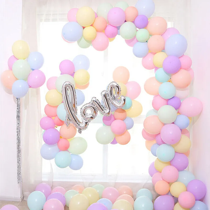 100 шт. 10-дюймовые латексные воздушные шары | Дом и сад