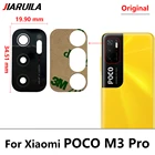Стеклянные линзы 50 шт.лот для задней камеры Xiaomi Poco M3 Pro, стеклянные линзы с клеевой наклейкой для Xiaomi Poco M3 Pro, стеклянные линзы