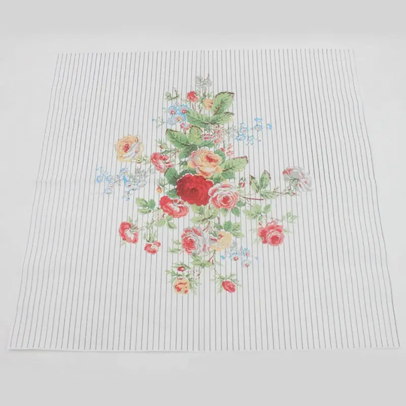 Роза печатные салфетки для завтрака коробка 2-х слойный бумажные с рисунком