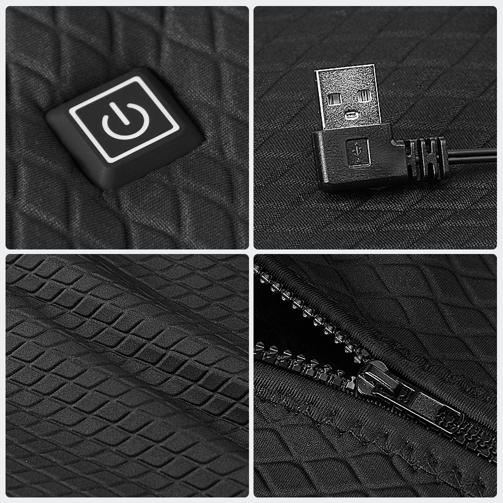 Новая мотоциклетная куртка с USB инфракрасным электрическим подогревом для