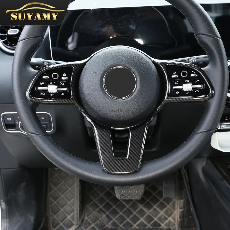 

Car Steering Wheel Cover Trim Sticker For Mercedes Benz A B C E G CLA CLS GLC GLE GLS EQC GLB W177 W247 W205 W213 W167 W463 X253