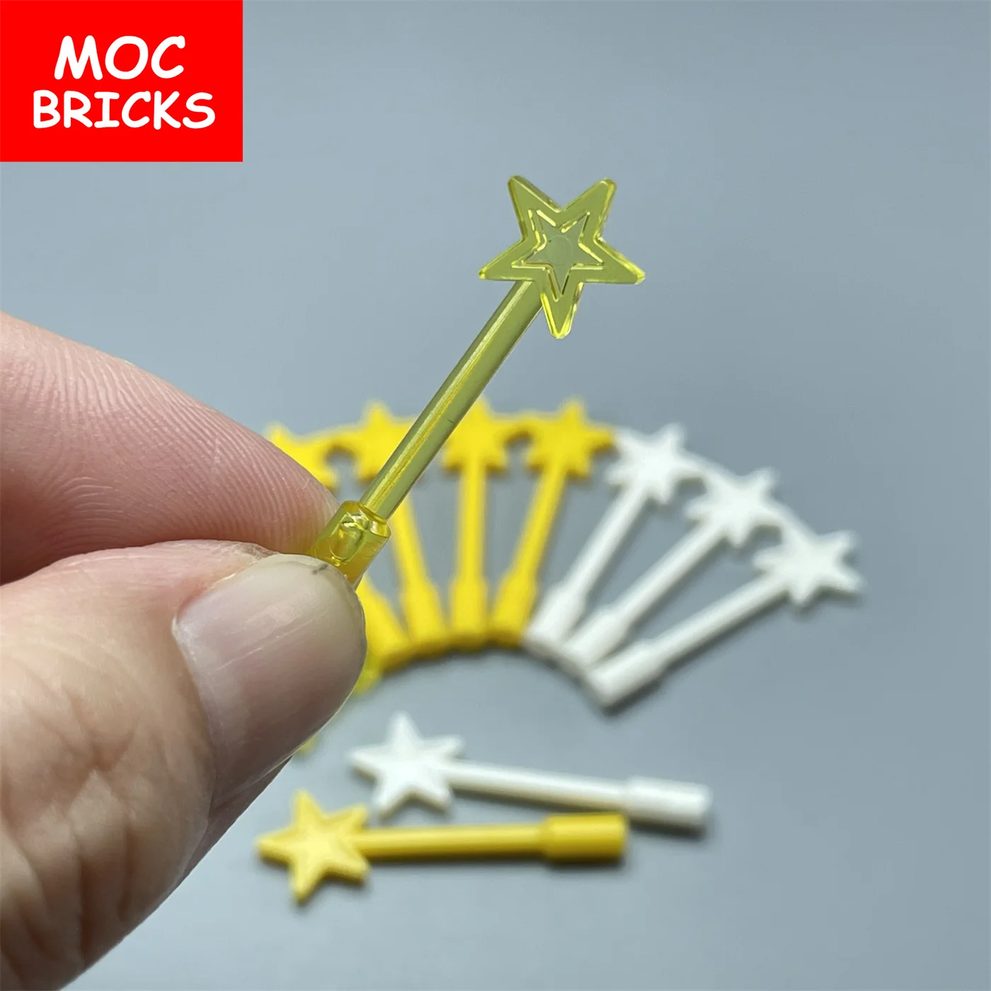 Кубики MOC 10 шт./лот утварь волшебная палочка 6124 детали для конструктора игрушки