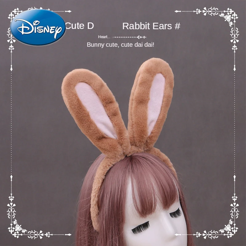 

Disney Original Marie Cat Cosplay Anime Character Headwear Rabbit Ear Headband Cosplay Accessories for Women Anime Decor 005
