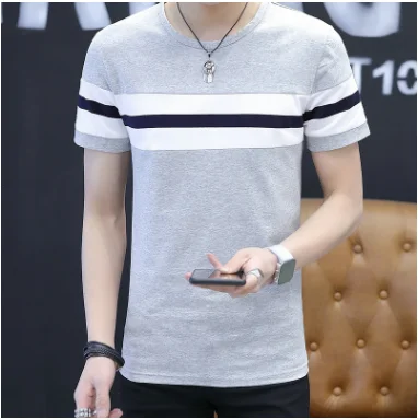

Men's cotton fashion casual short-sleeved T-shirt CH2128
