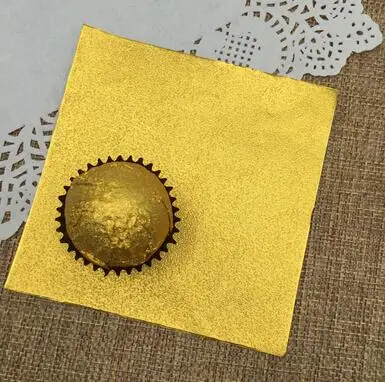 Розничная продажа разноцветная фольгированная обертка 8*8 см для шоколада милая