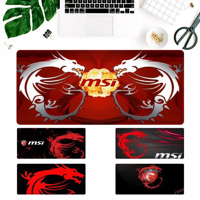 

Factory Direct MSI Dragon Logo Gaming Mouse Pad Laptop PC Computer Mause Pad Desk Mat For Big Gaming Mouse Mat For Overwatch