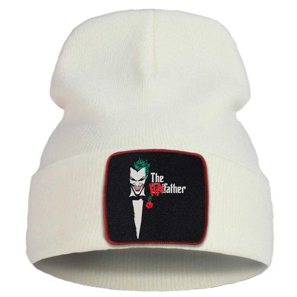 Мужская Уличная головные уборы Skullies Кепки s отец Забавный принт капот Зимняя