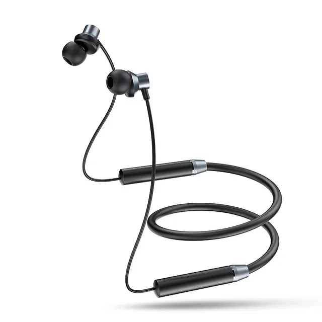 Black Беспроводные наушники Bluetooth 5,0, шумоподавление, Hi-Fi стерео магнитные наушники-вкладыши, спортивные водонепроницаемые наушники IPX5 - Цвет: Black
