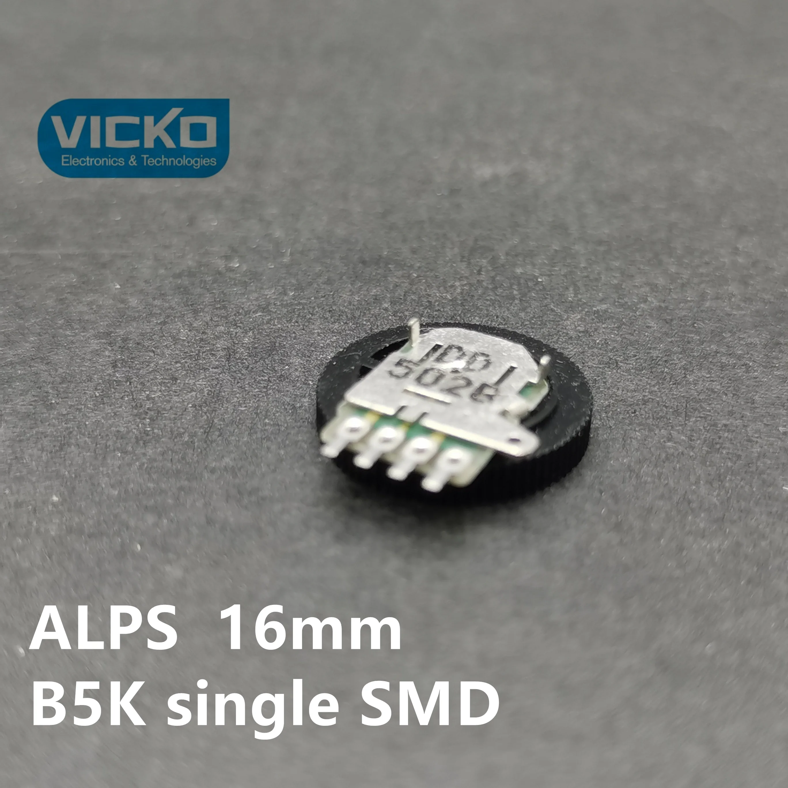 30 шт./лот ALPS B5Kx2 5pin dual DIP / B5K 4pin single SMD radio MP3/4 с колесным циферблатом потенциометр 16*3