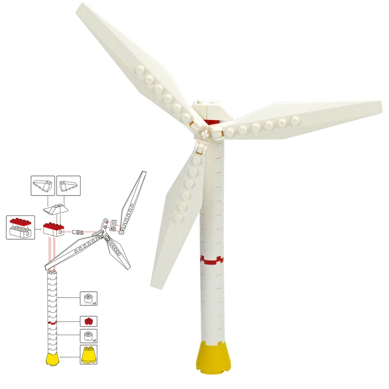 Конструктор &quotсделай сам&quot миниатюрная ветряная мельница креативная модель