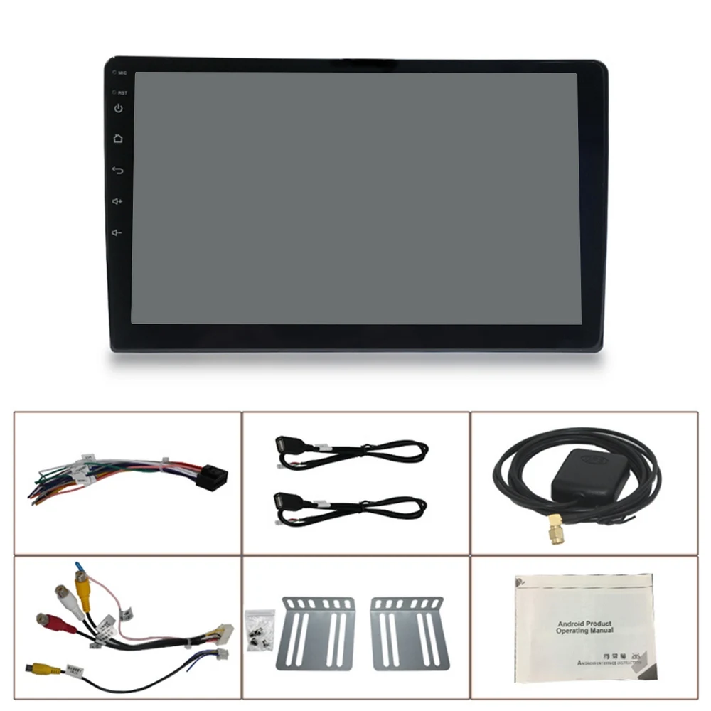 

2 Ingot Car Radio 10.1 Inch HD Car MP5 Multimedia Player Android 8.1 Car Radio GPS Navigation WiFi Bluetooth +Camera