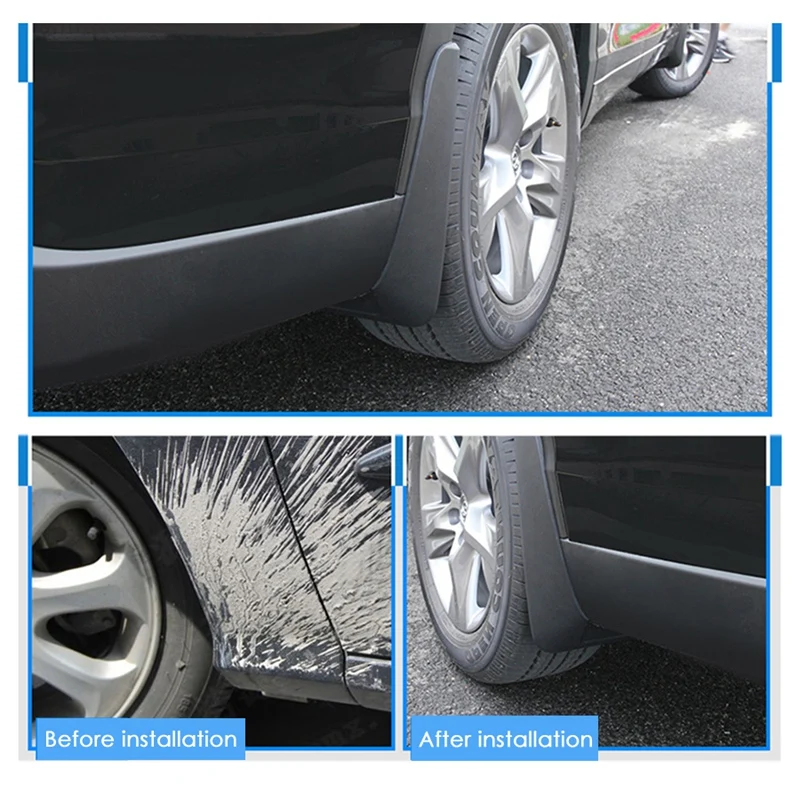 Fender Auto Parts Protect the Car Mud Flaps Set Flap Front Rear Mudguard Splash Guards for Subaru Forester 13-18 | Автомобили и