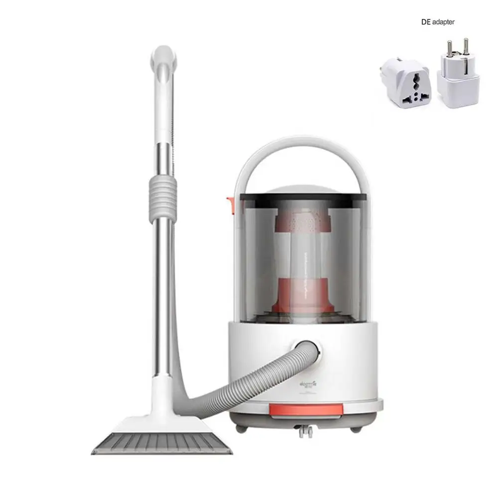 Add DE Adapter Xiaomi Deerma TJ200 сухой и влажный Многофункциональный пылесос бытовой мощный вакуумный Пылесос портативный для домашнего офиса - Цвет: Add DE Adapter