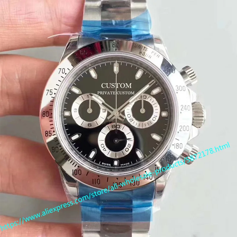 

watch 40mm luxury brand automatic mechanical watch for the Men's watches men sapphire glass stainless steel case