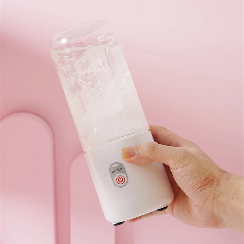 450ML altı bıçak elektrikli sıkacağı taşınabilir Smoothie blenderı Mini USB Blender kablosuz pres suyu şarj Vitam manuel meyve
