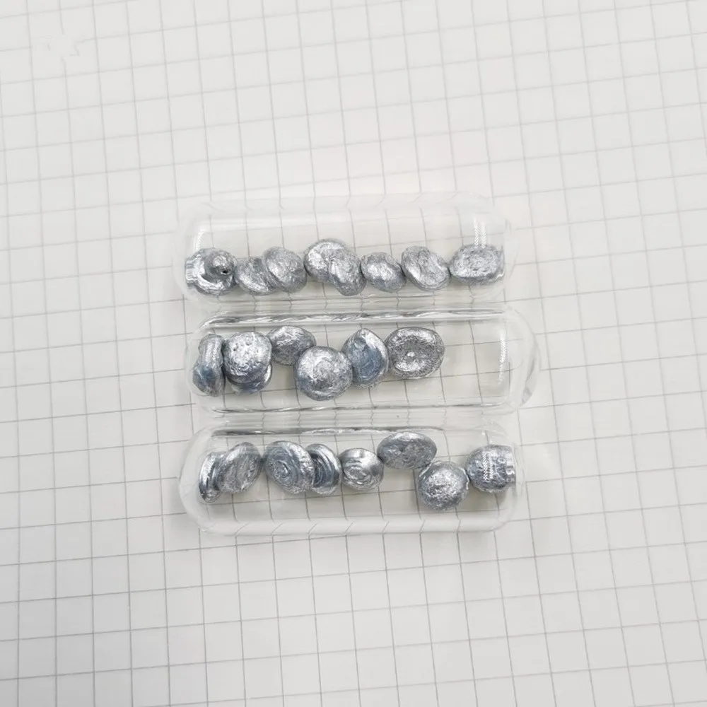 

5g Zinc Metal Particles Glass Seal 99.995% Pure Zn Element Collection
