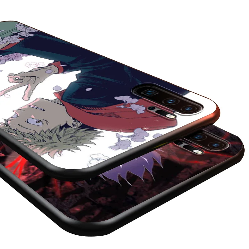 Hot Anime Jujutsu Kaisen For Huawei P40 P30 P20 P10 P9 P8 Lite E 5G 2017 2019 Pro Plus Black Phone Case