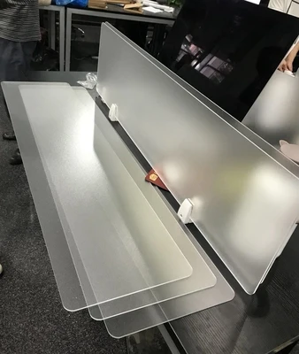 Translucent 90x30cm Индивидуальный офисный стол перегородка стол разделитель акриловый экран доска настольная перегородка оборудование мебель аксессуары - Цвет: Translucent 90x30cm