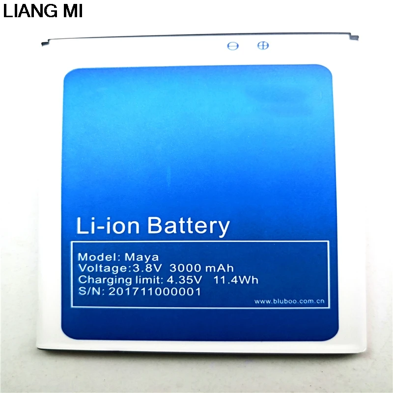 Bluboo Maya Батарея 3000 мА/ч мобильный телефон аккумуляторы для запасных аксессуаров